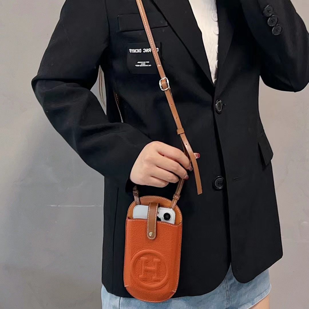 Hermes Universal Crossbody Mobile Phone Bag, Adjustable Shoulder Strap
