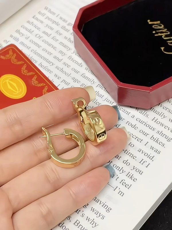A1182 Women's Titanium Steel Earnail Jewelry