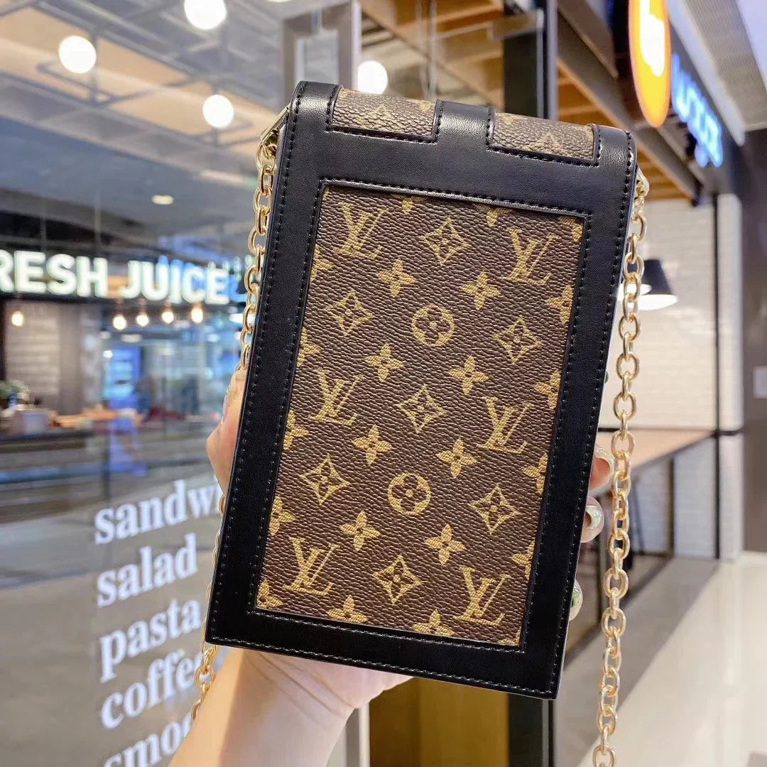 Louis Vuitton Monogram Canvas and Leather Trunk Crossbody Bag