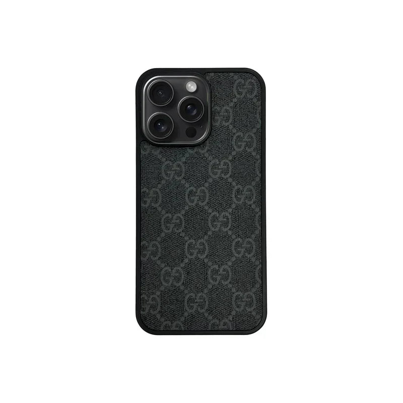 GG Designer Monogram MagSafe Case for iPhone 12-18 Pro & Pro Max