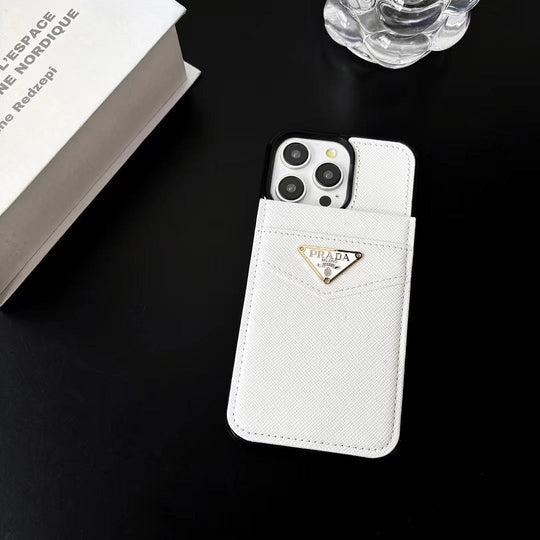Luxury Case with Card Holder for iPhone 12-18 Pro & Pro Max