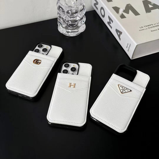 Luxury Case with Card Holder for iPhone 12-18 Pro & Pro Max