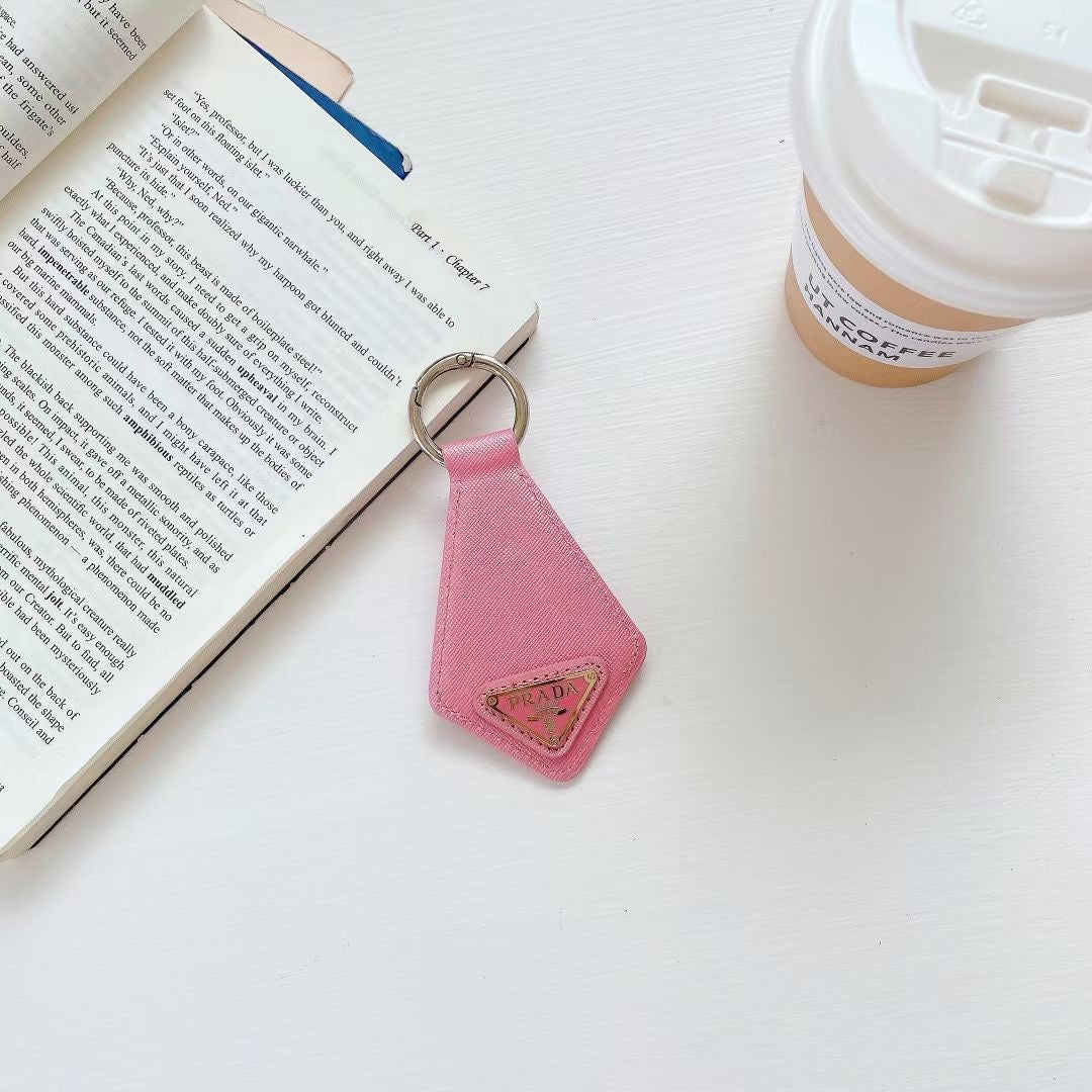 Prada Leather Key Chain