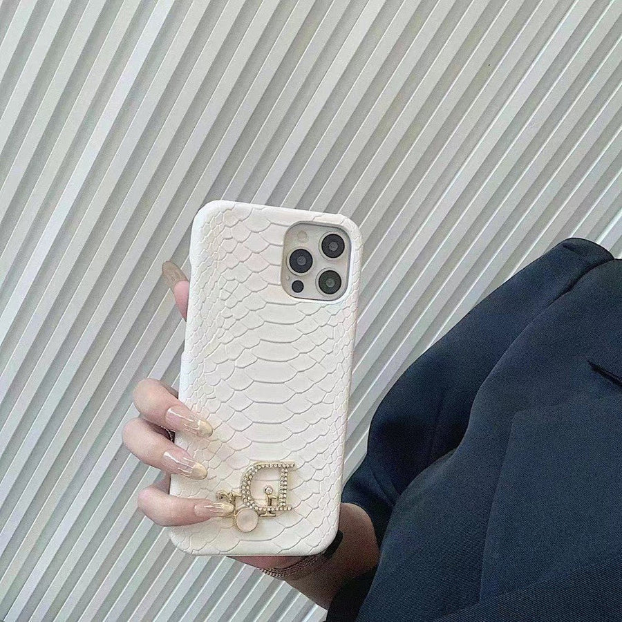 Stylish Snake Pattern Phone Case for iPhone 12-18 Pro & Pro Max