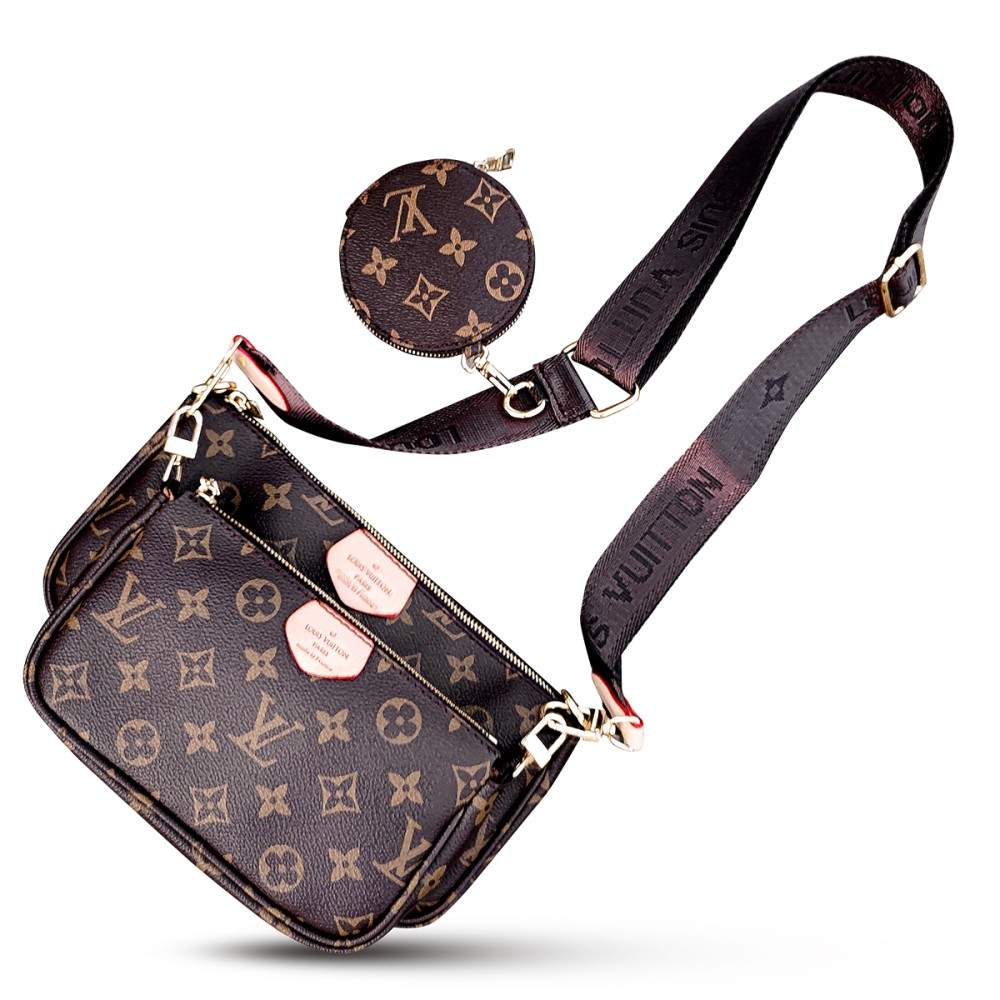 Louis Vuitton Luxury Bag with Detachable Strap-3 in 1