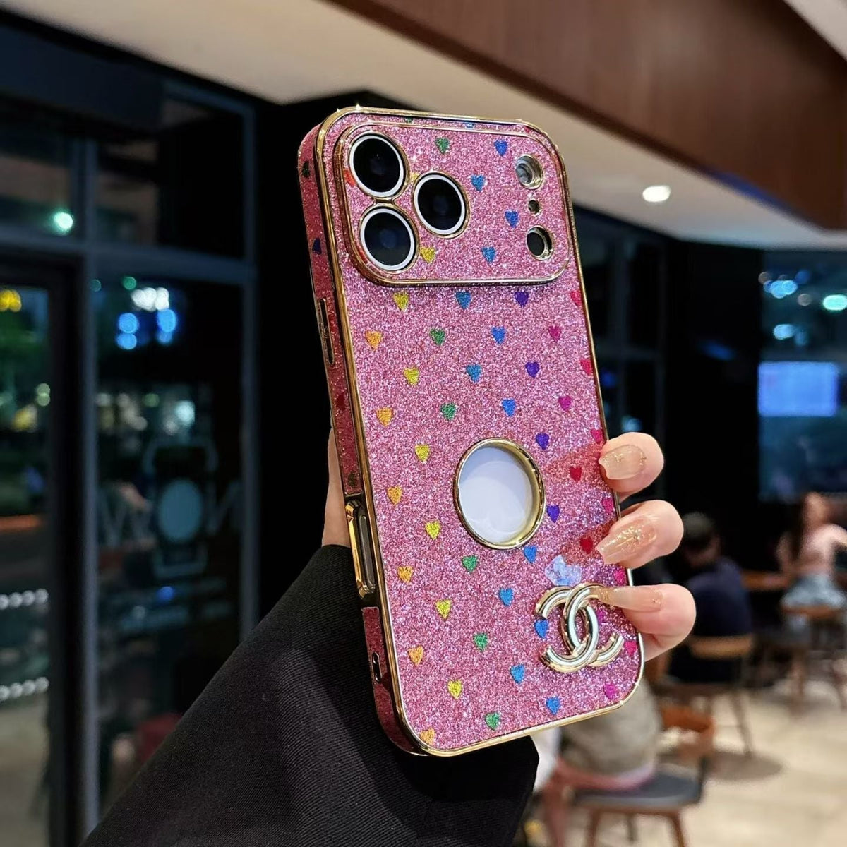 Luxury Chanel Phone Case for iPhone 12-18 Pro & Pro Max