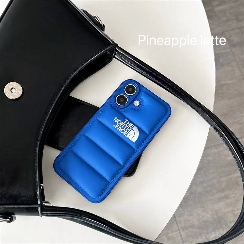 Luxury Fashion Leather the North Face Phone Case For iPhone 14-18 Pro & Pro Max