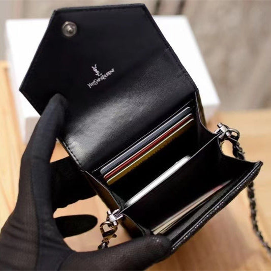 Elegant genuine leather crossbody bag