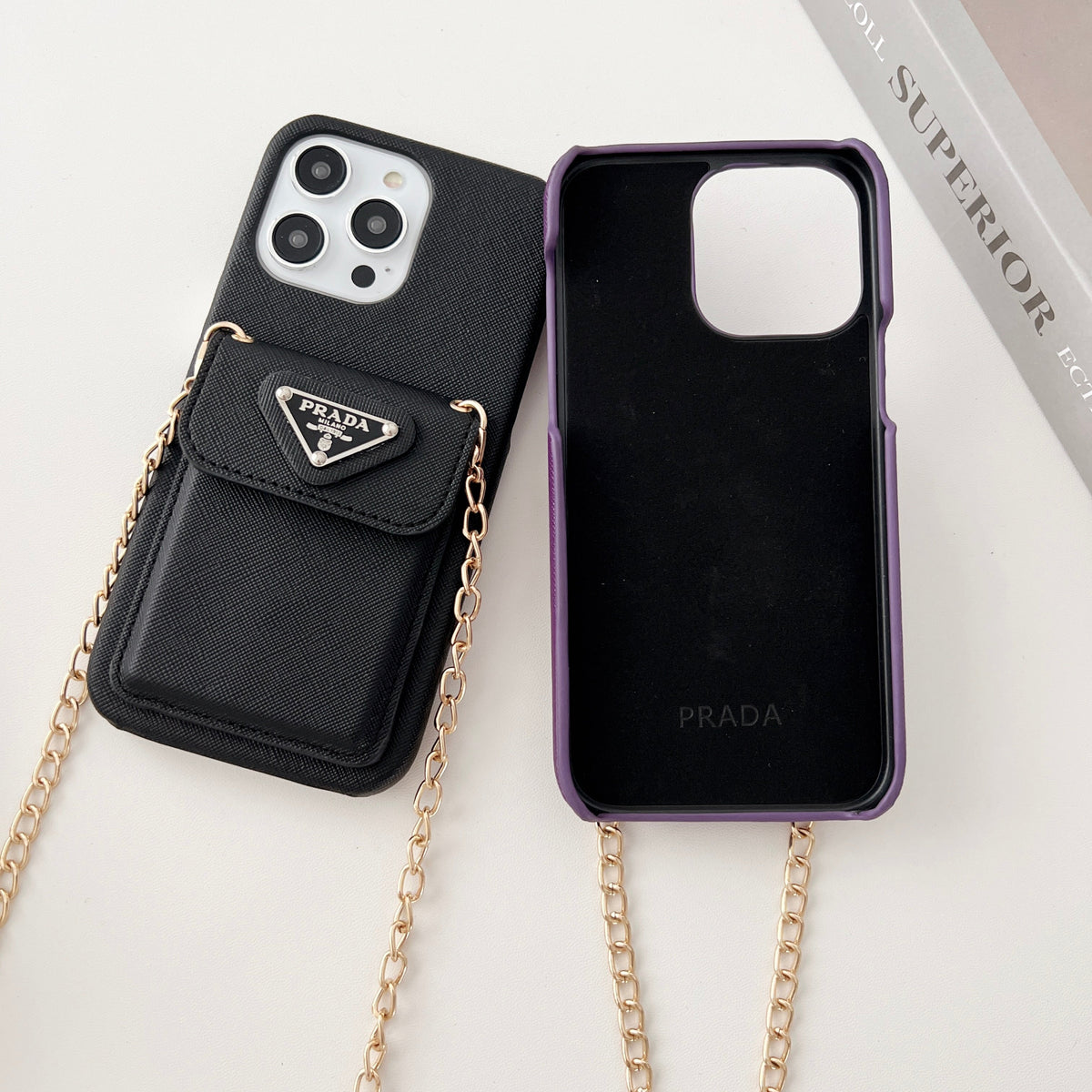 Luxurious PRD Leather Case for Phone 12-18 Pro & Pro Max