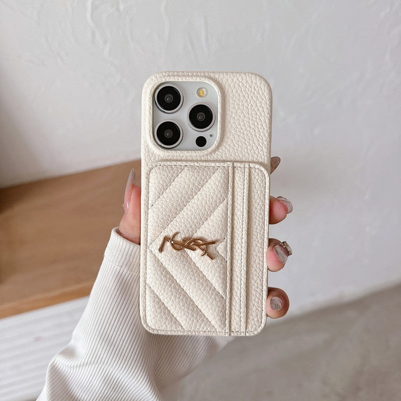 Luxury Phone Case Leather For iPhone Case 13-18 Pro & Pro Max