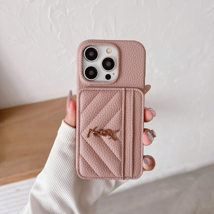 Luxury Phone Case Leather For iPhone Case 13-18 Pro & Pro Max