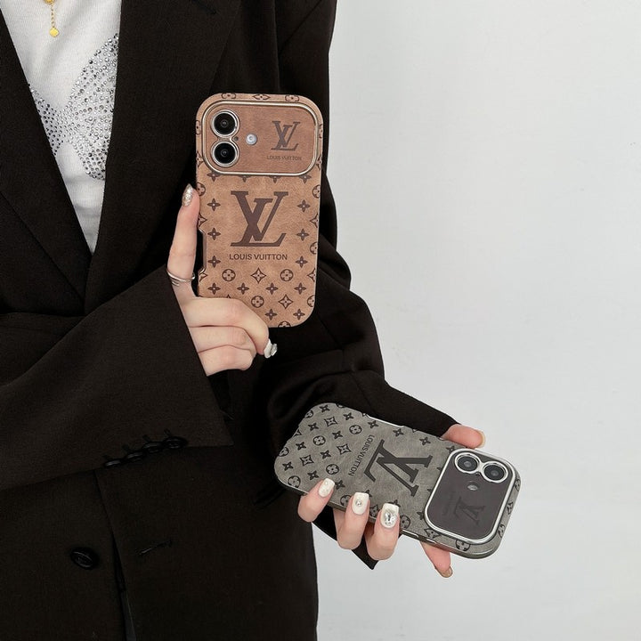 Premium LV Monogram Case for iPhone 13-18 Pro & Pro Max