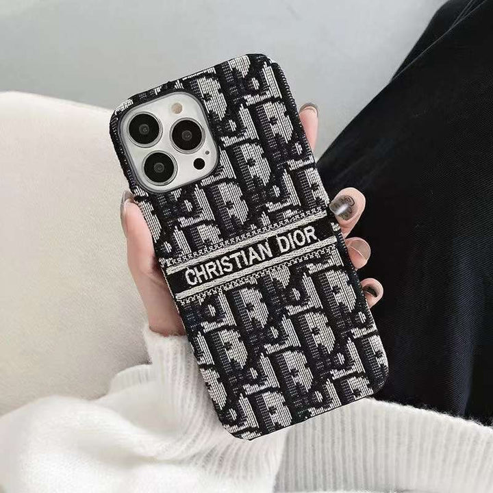Luxury Brand Vertical Belt Stitched Case Cover for iPhone 12-18 Pro & Pro Max