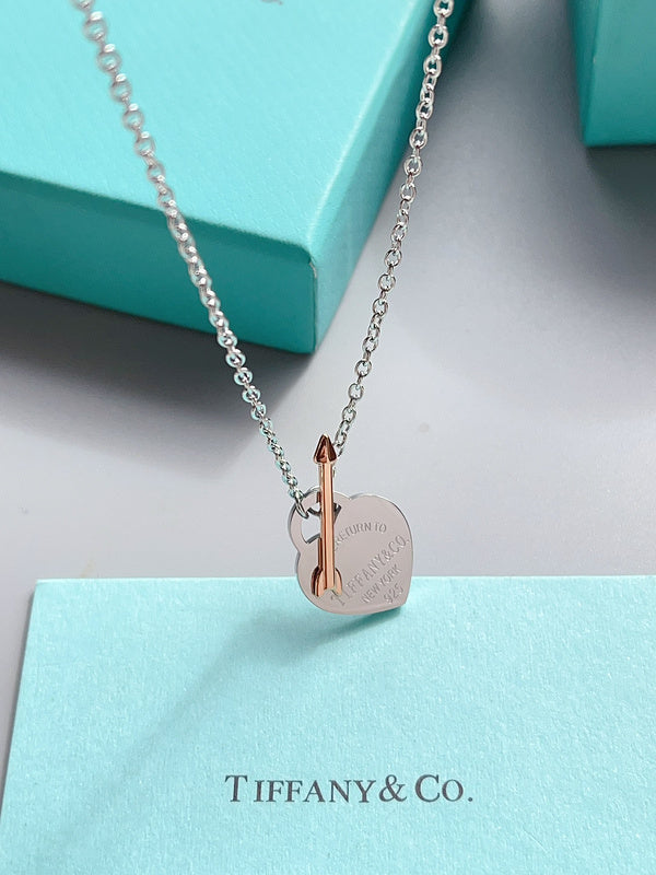 X639  Women's titanium steel necklace jewelry