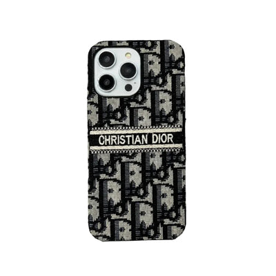 Luxury Brand Vertical Belt Stitched Case Cover for iPhone 12-18 Pro & Pro Max