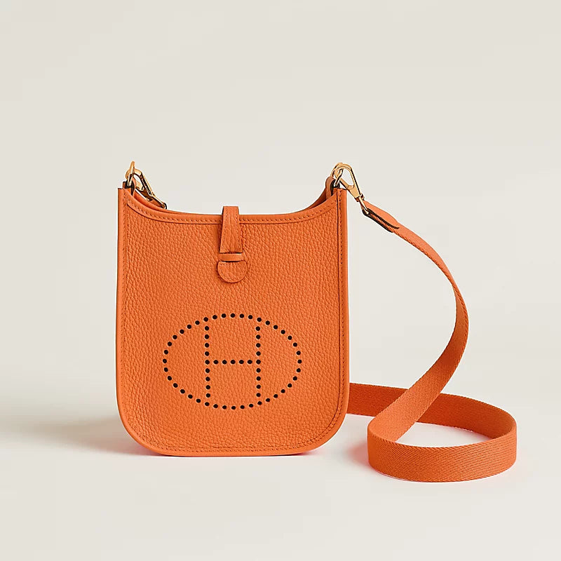Luxury Handle Bag Orange