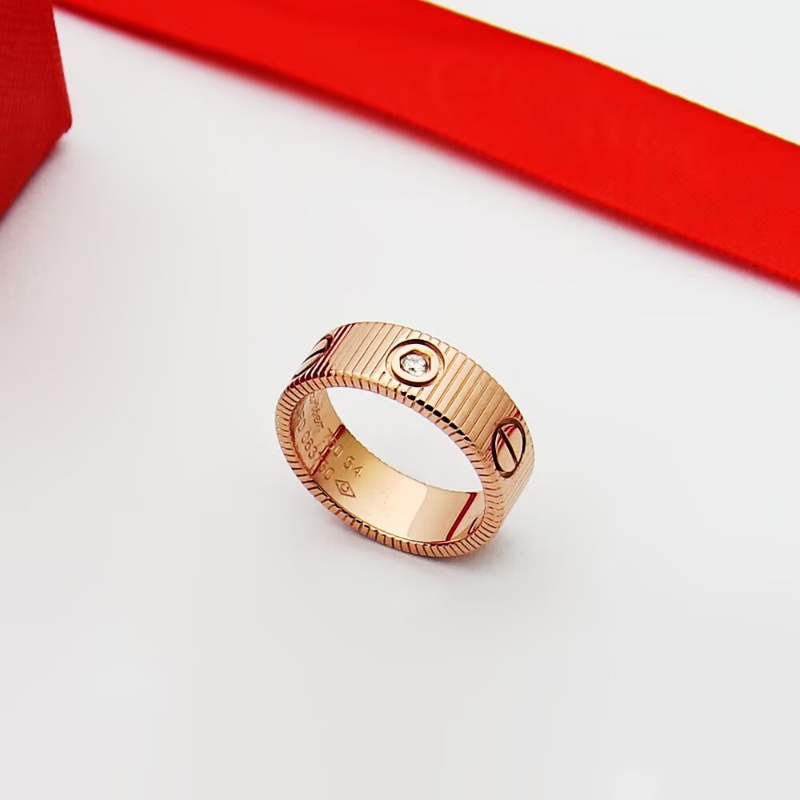 CAR61 carter new style LOVE ring for men and women with logo  high quality