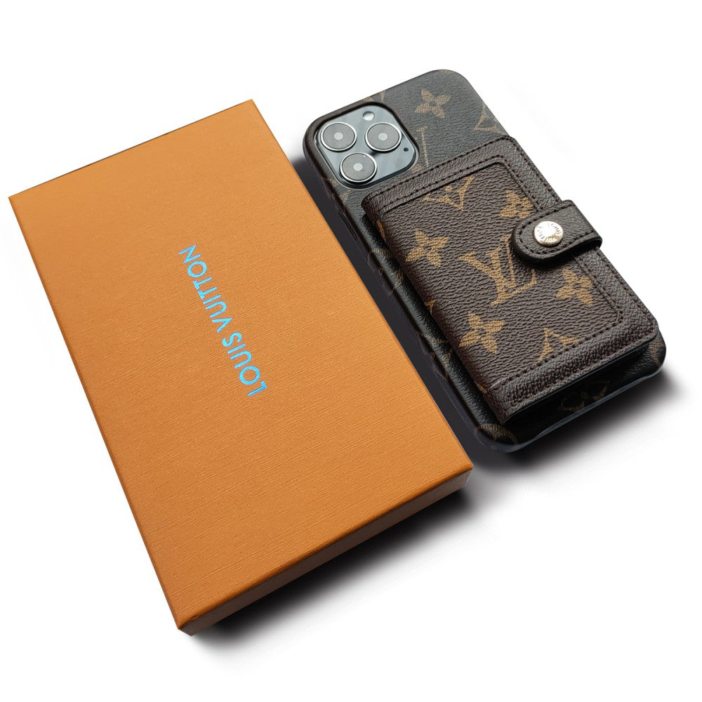 Beautiful Luxury iPhone Case with Card holder for iPhone 13-18 Pro & Pro Max
