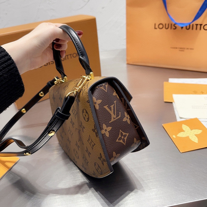 Louis Vuitton Monogram Canvas Handbag With Chain