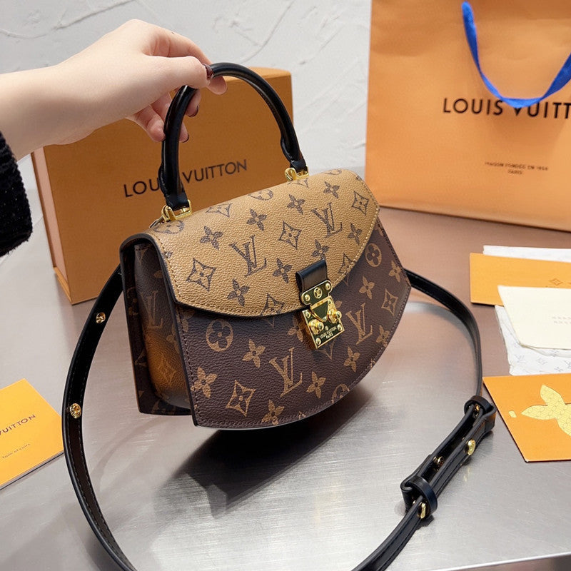 Louis Vuitton Monogram Canvas Handbag With Chain