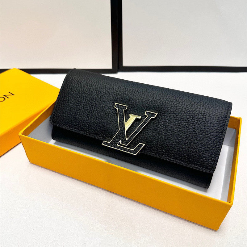Monogram Clasp Long Wallet
